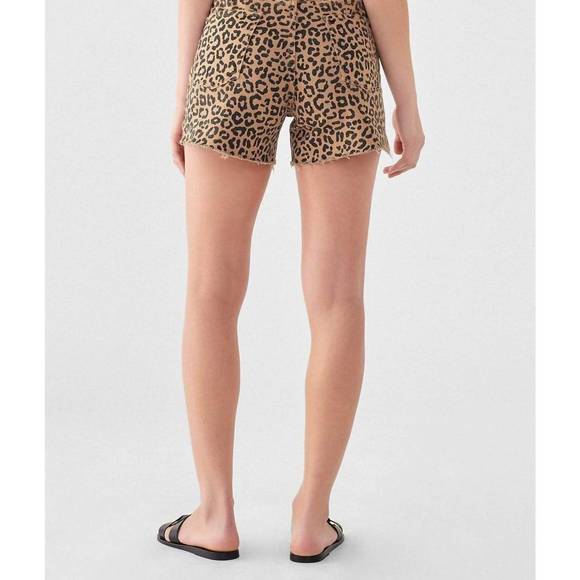 NEW DL1961 - WOMEN'S hepburn high rise wide leg shorts in catwalk - Picture 3 of 5